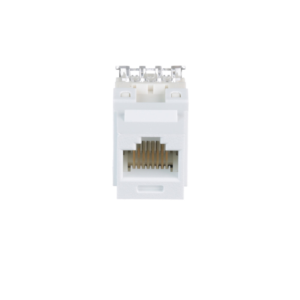NetKey CAT6A UTP Keystone Jack, White